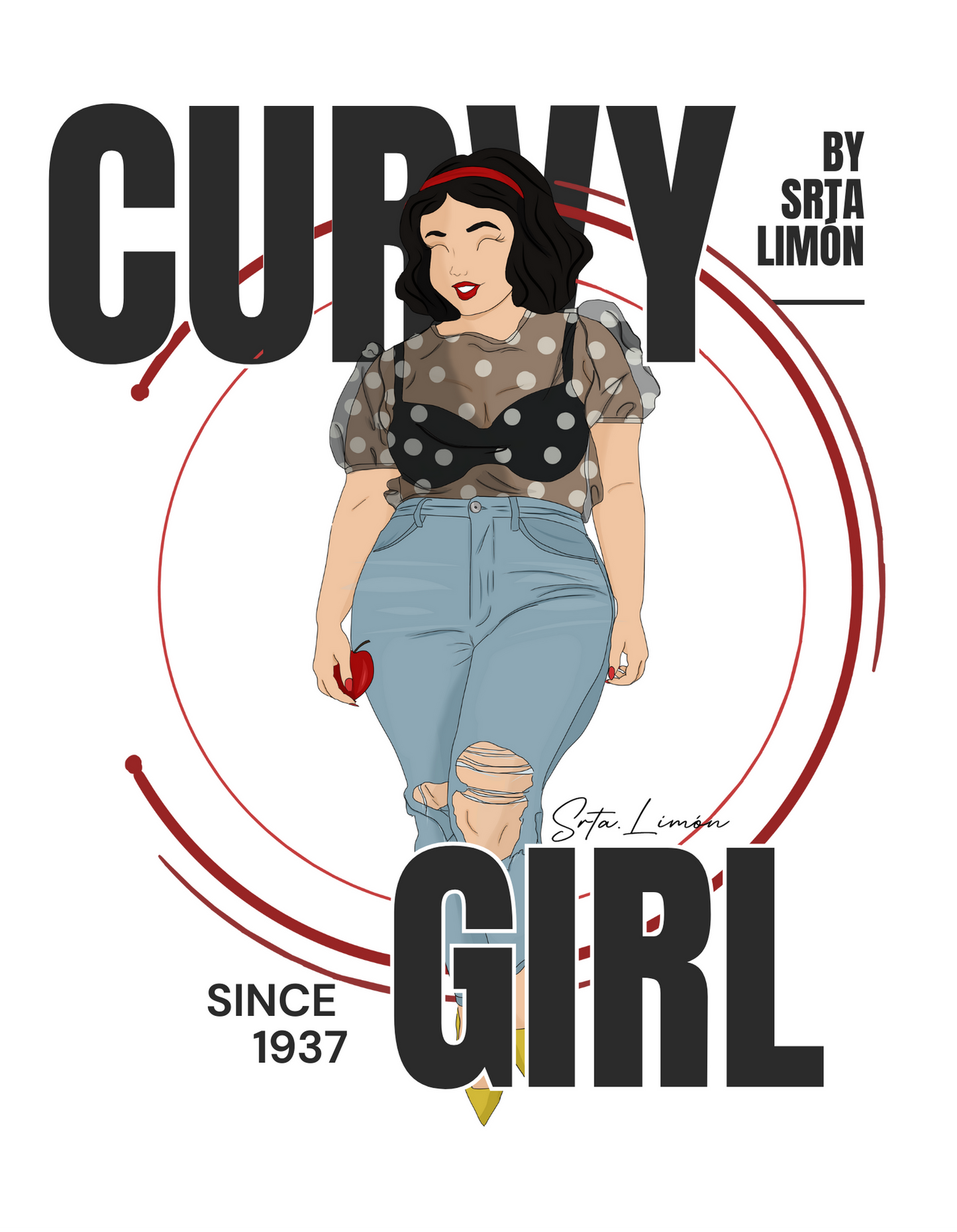 Camiseta Blancanieves Curvy