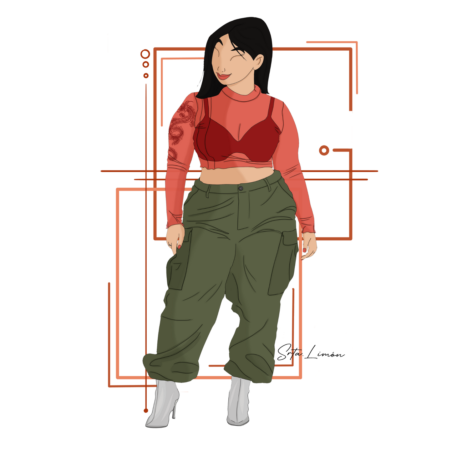 Camiseta Mulan Curvy