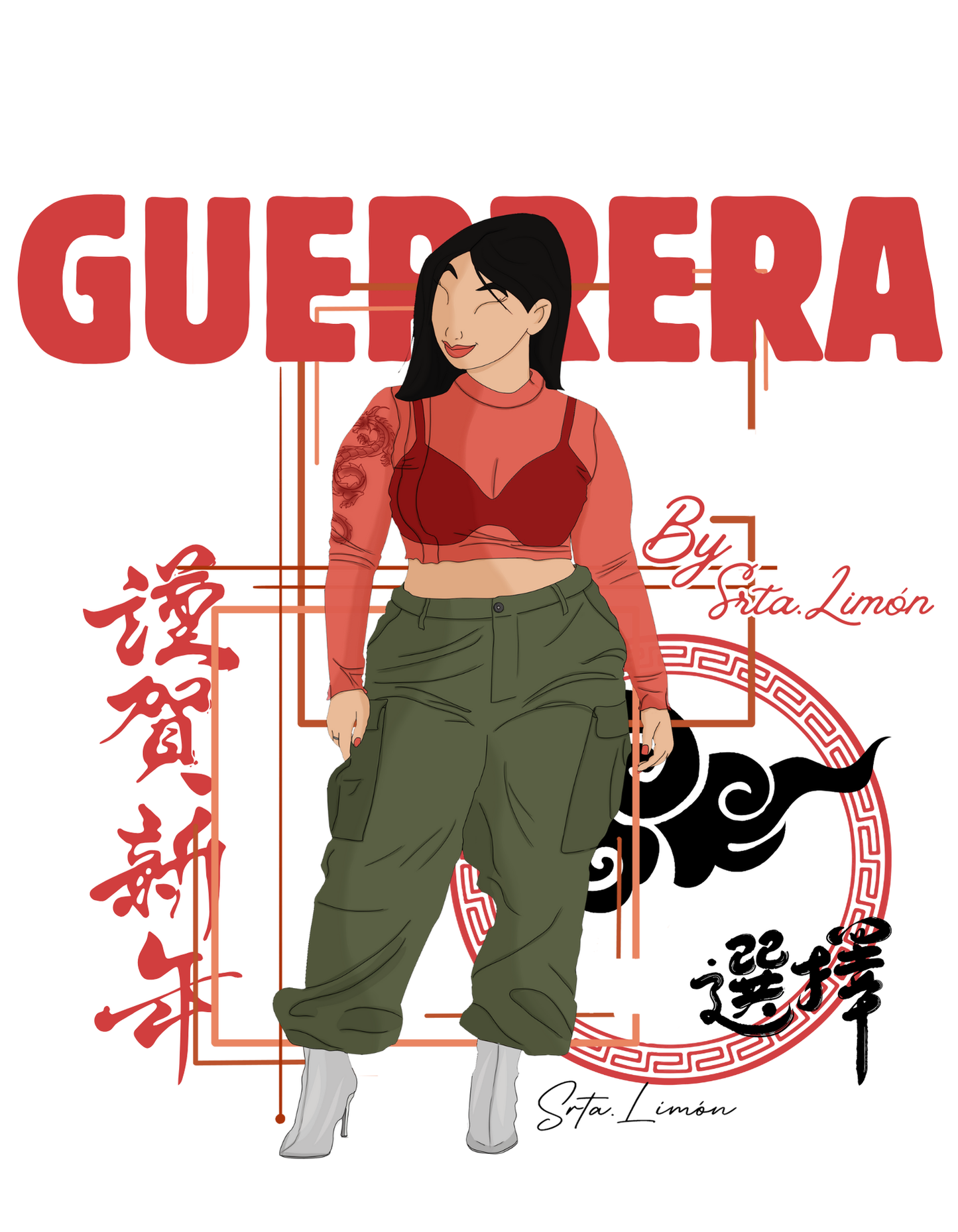Camiseta Mulan Curvy