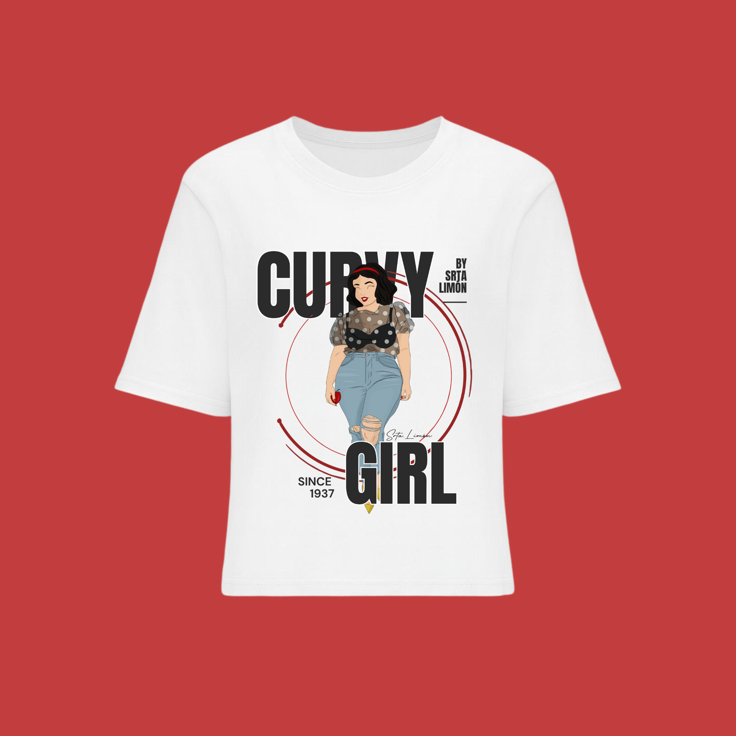 Camiseta Blancanieves Curvy