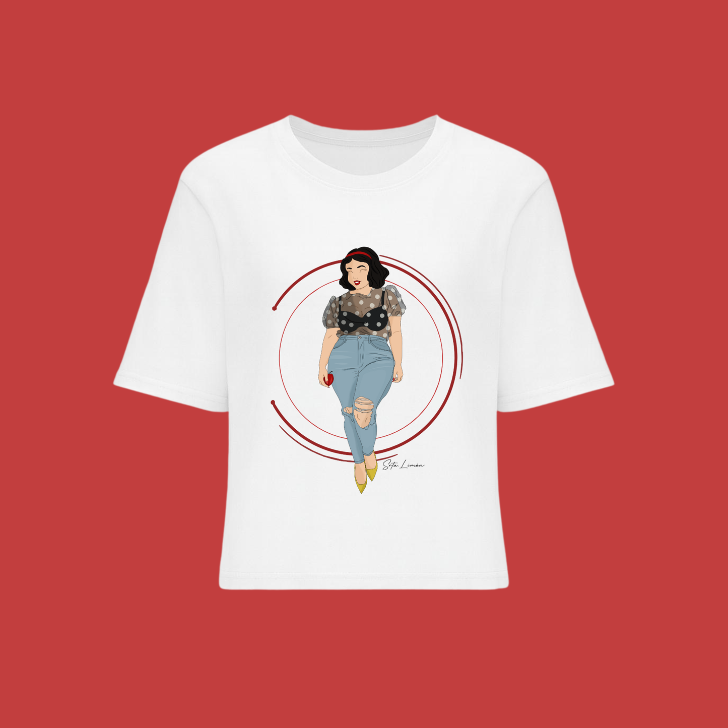 Camiseta Blancanieves Curvy